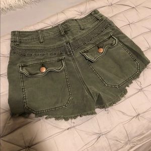 Free People Shorts - Free People Olive Green Shorts Free People Shorts - Free People Olive Green Shorts